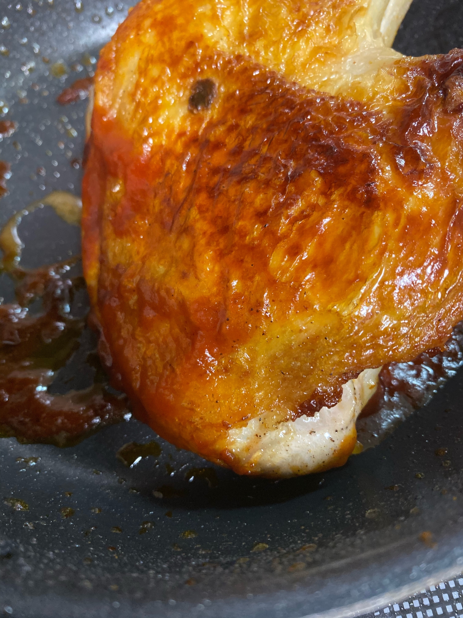 鳥もも肉のケチャップ焼き