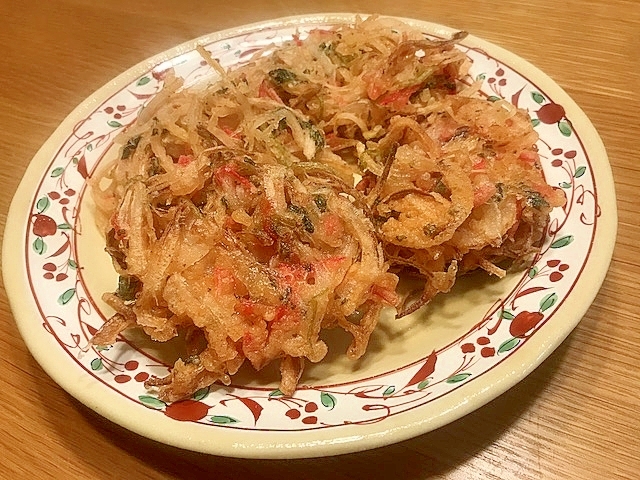 紅生姜のかき揚げ