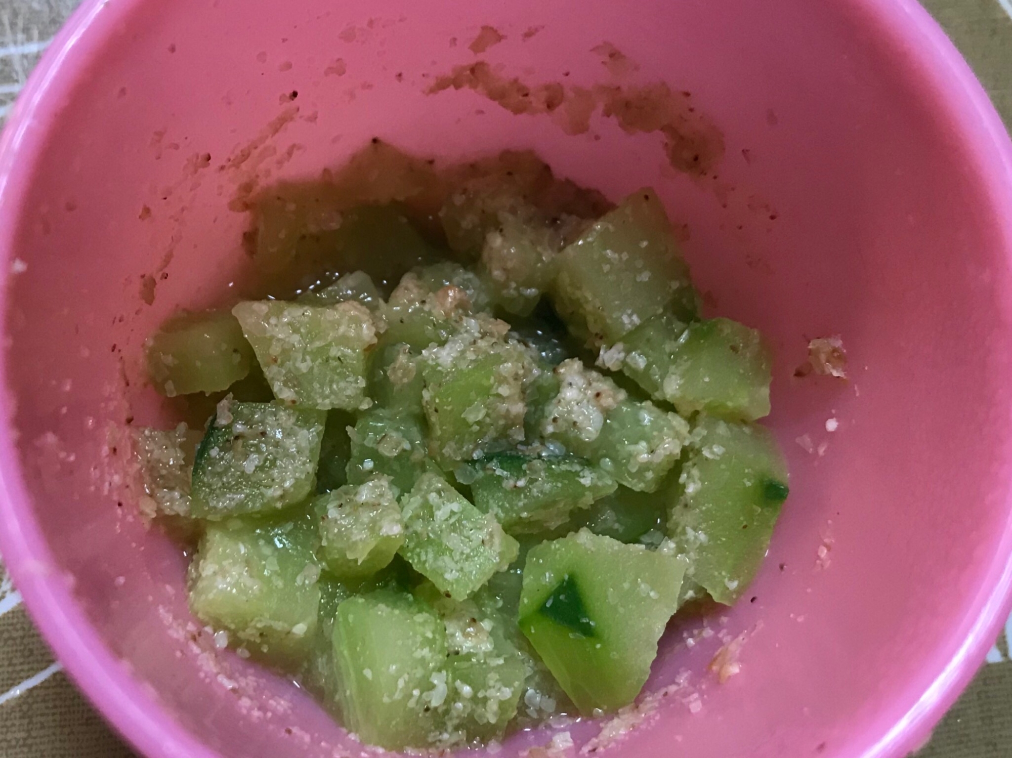 離乳食完了期 レンジできゅうりのごま和え レシピ 作り方 By すらいむ5 楽天レシピ 離乳食完了期 レンジできゅうりのごま和え レシピ 作り方 By すらいむ5 楽天レシピ