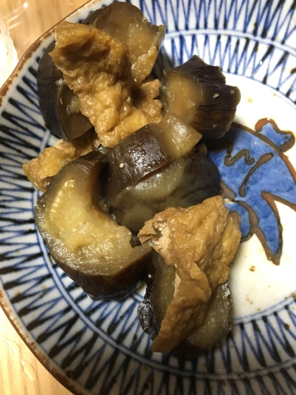 なすと油揚げの煮物