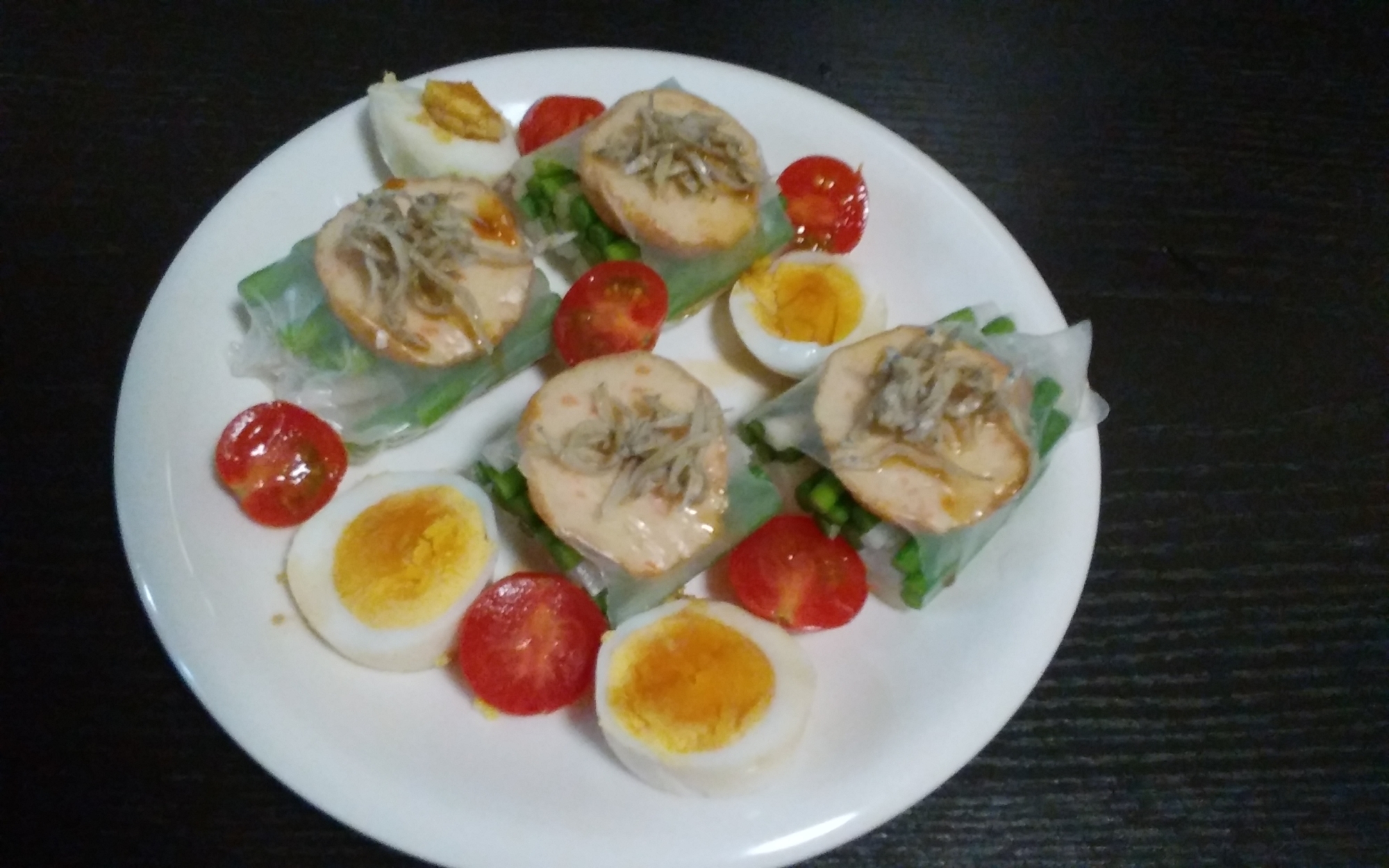 さつま揚げで 生春巻き♪