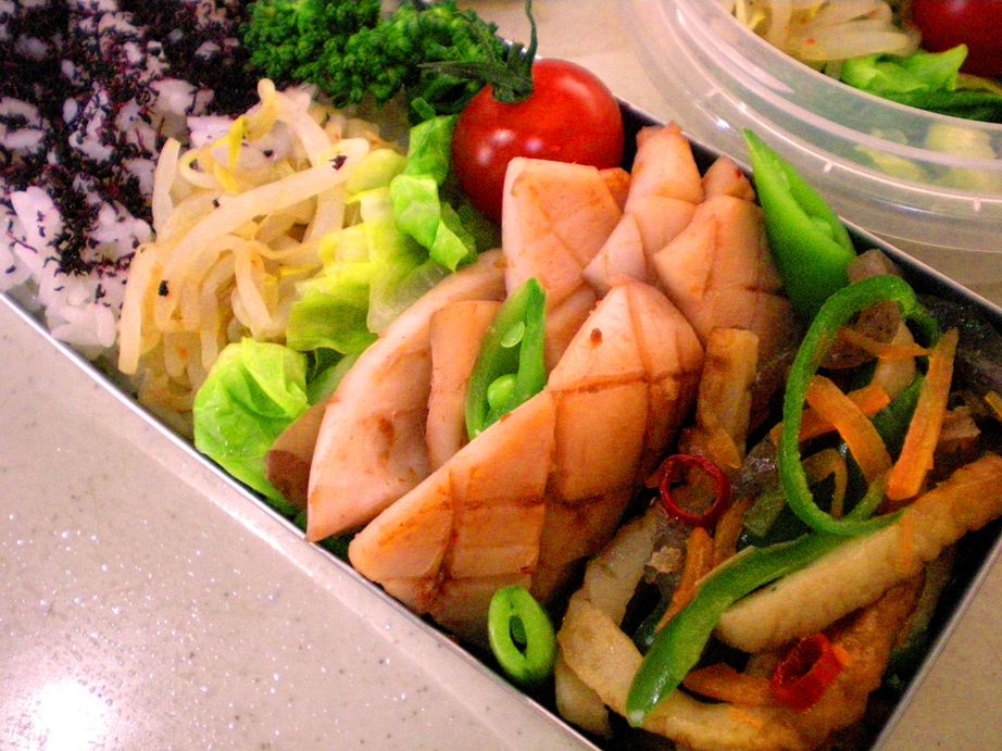 イカのお弁当 レシピ 作り方 By ぺんぎんがまま 楽天レシピ