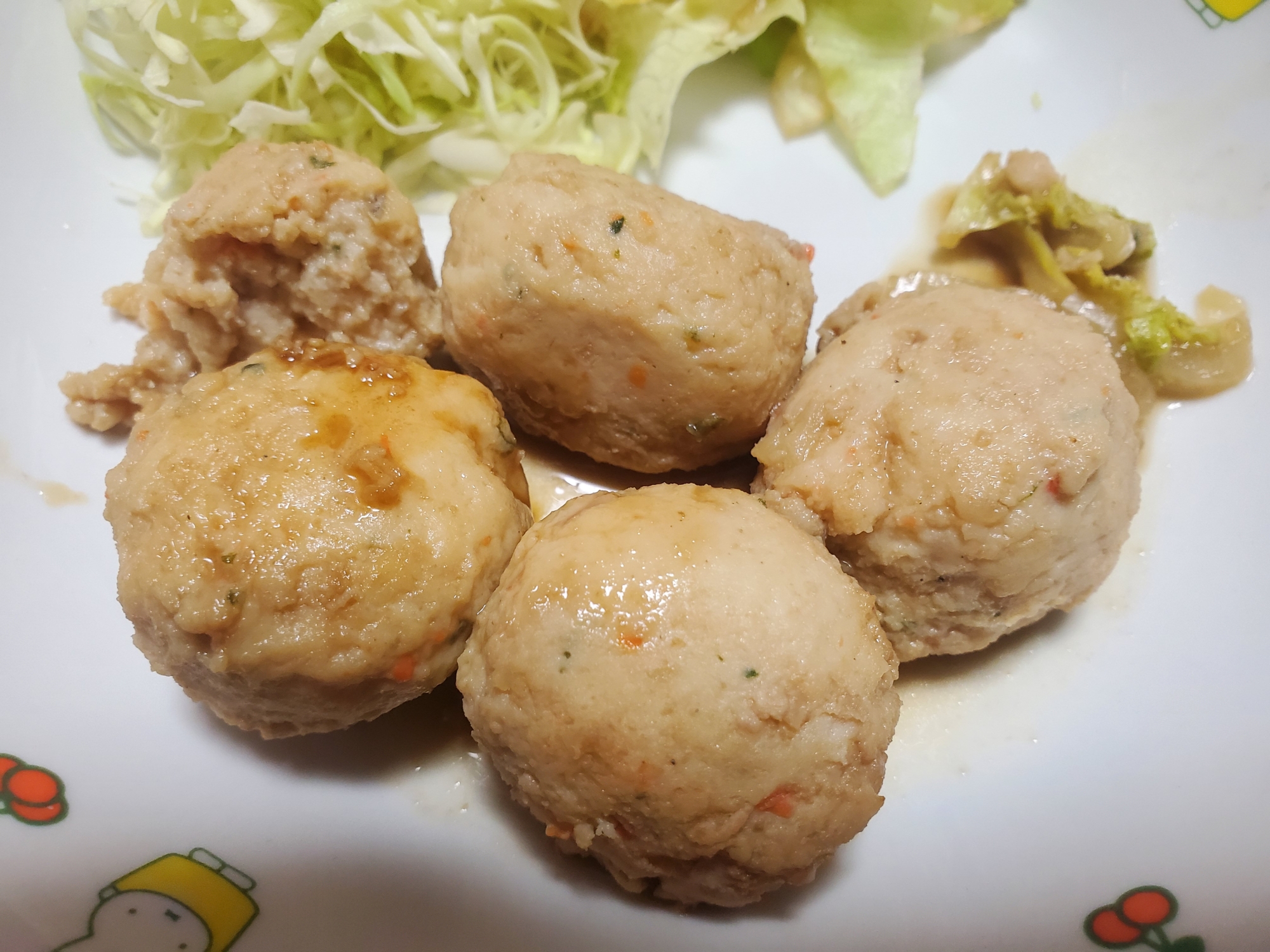 肉団子と白菜のめんつゆ煮