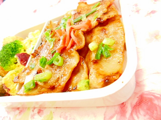 豚薄切りde ガリバタ 紅生姜弁当 レシピ 作り方 By 小太郎1212 楽天レシピ 豚薄切りde ガリバタ 紅生姜弁当 レシピ 作り方 By 小太郎1212 楽天レシピ