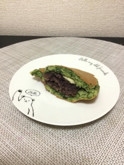 パンケーキで♡あんバターどら焼き