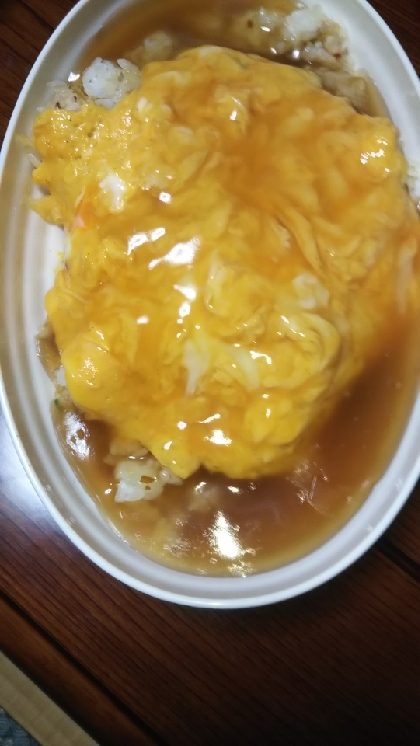 天津飯風あんかけチャーハン