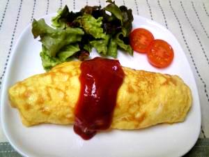 炊飯器で簡単 チキンライスを使ったオムライス レシピ 作り方 By こまった7170 楽天レシピ