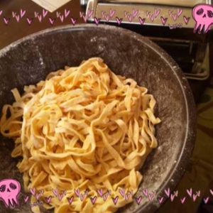 *中力粉でモチモチ手打ちパスタ*