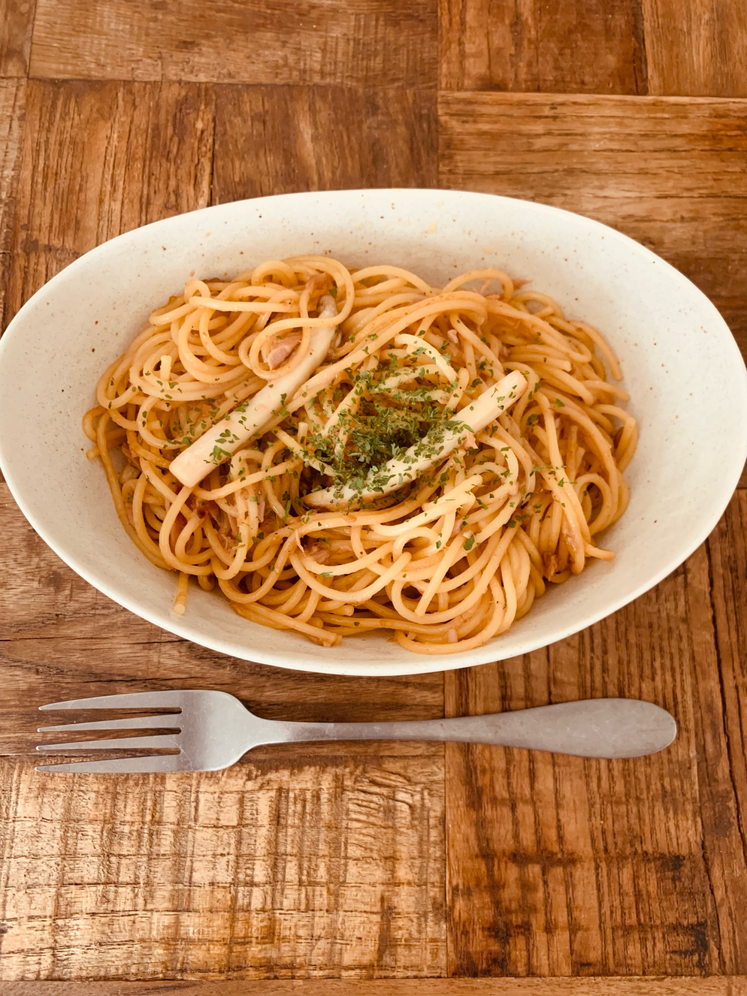 エリンギとツナの和風パスタ レシピ 作り方 By めろんまま 楽天レシピ エリンギとツナの和風パスタ レシピ 作り方 By めろんまま 楽天レシピ