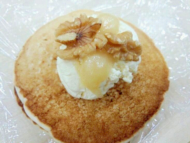 ホットケーキミックスでnyチーズケーキ風パンケーキ レシピ 作り方 By 酔いどれんぬ 楽天レシピ