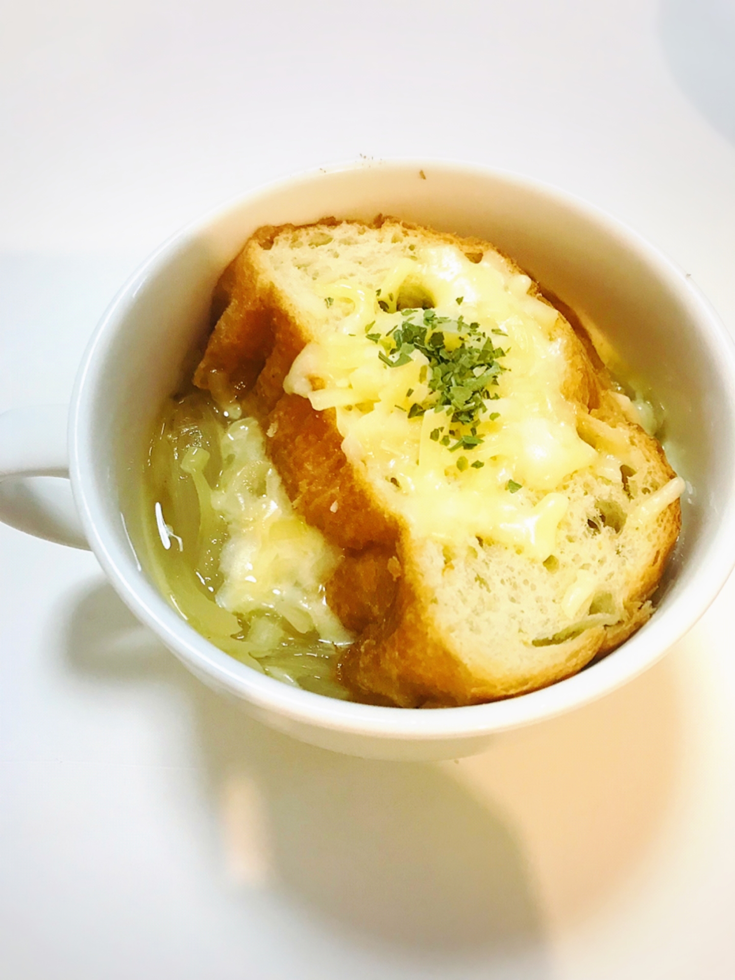 時短レシピ オニオングラタンスープ レシピ 作り方 By ぽちぽち27 ズボラ飯 楽天レシピ