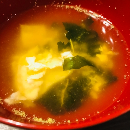 わかめたまご玉ねぎの中華スープ