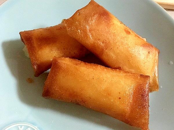 居酒屋メニュー☆チーズ、餅、明太子春巻き