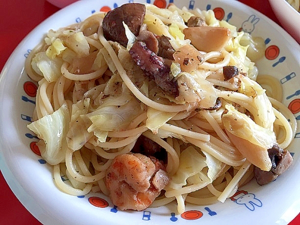 コストコのアヒージョで 絶品パスタ レシピ 作り方 By まいまい917 楽天レシピ