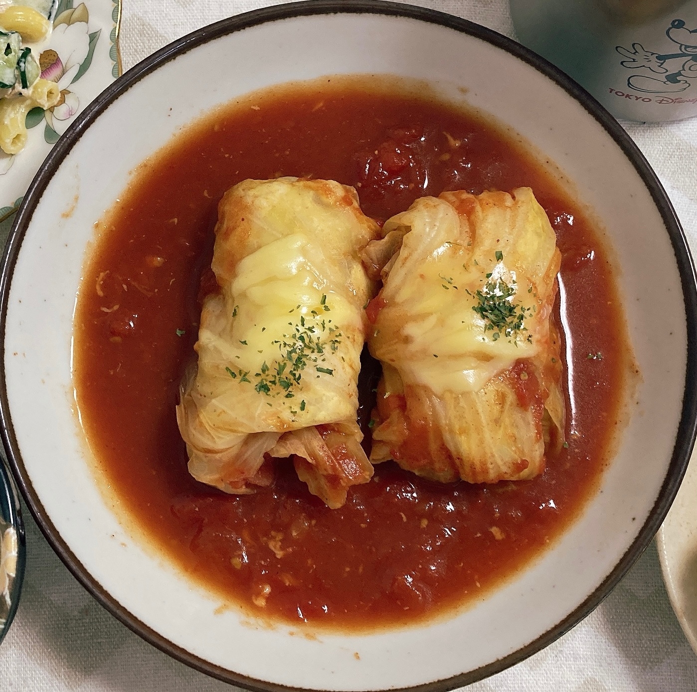 鶏ひき肉のイタリアン風☆ロールキャベツ