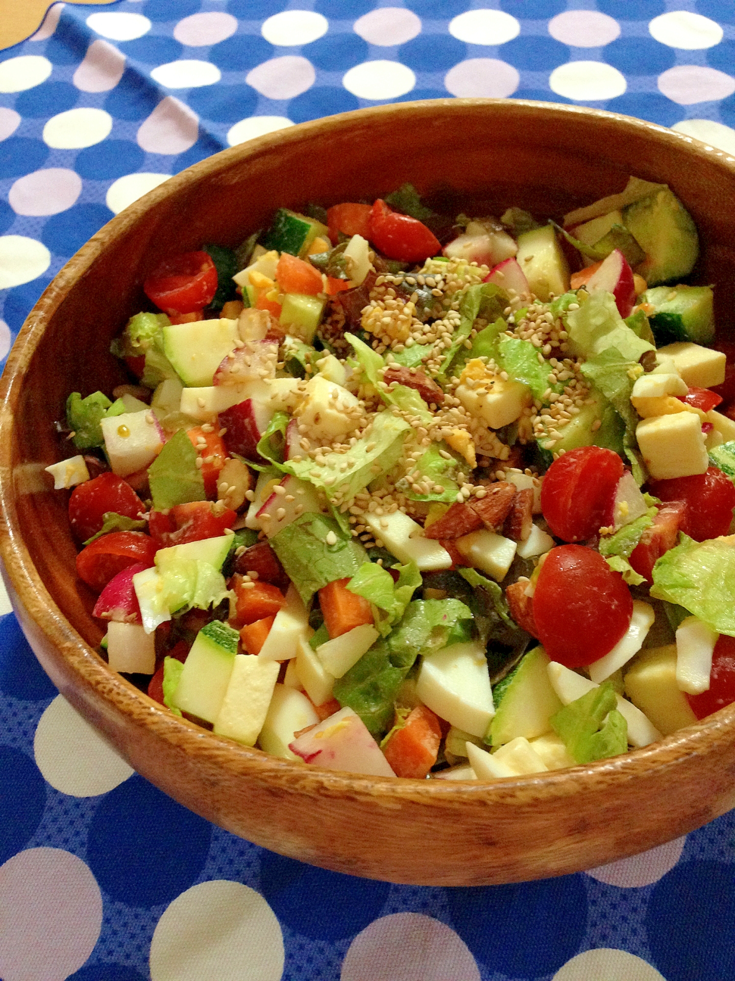 簡単☆ウニ醤油×マヨ・チョップドサラダ♪