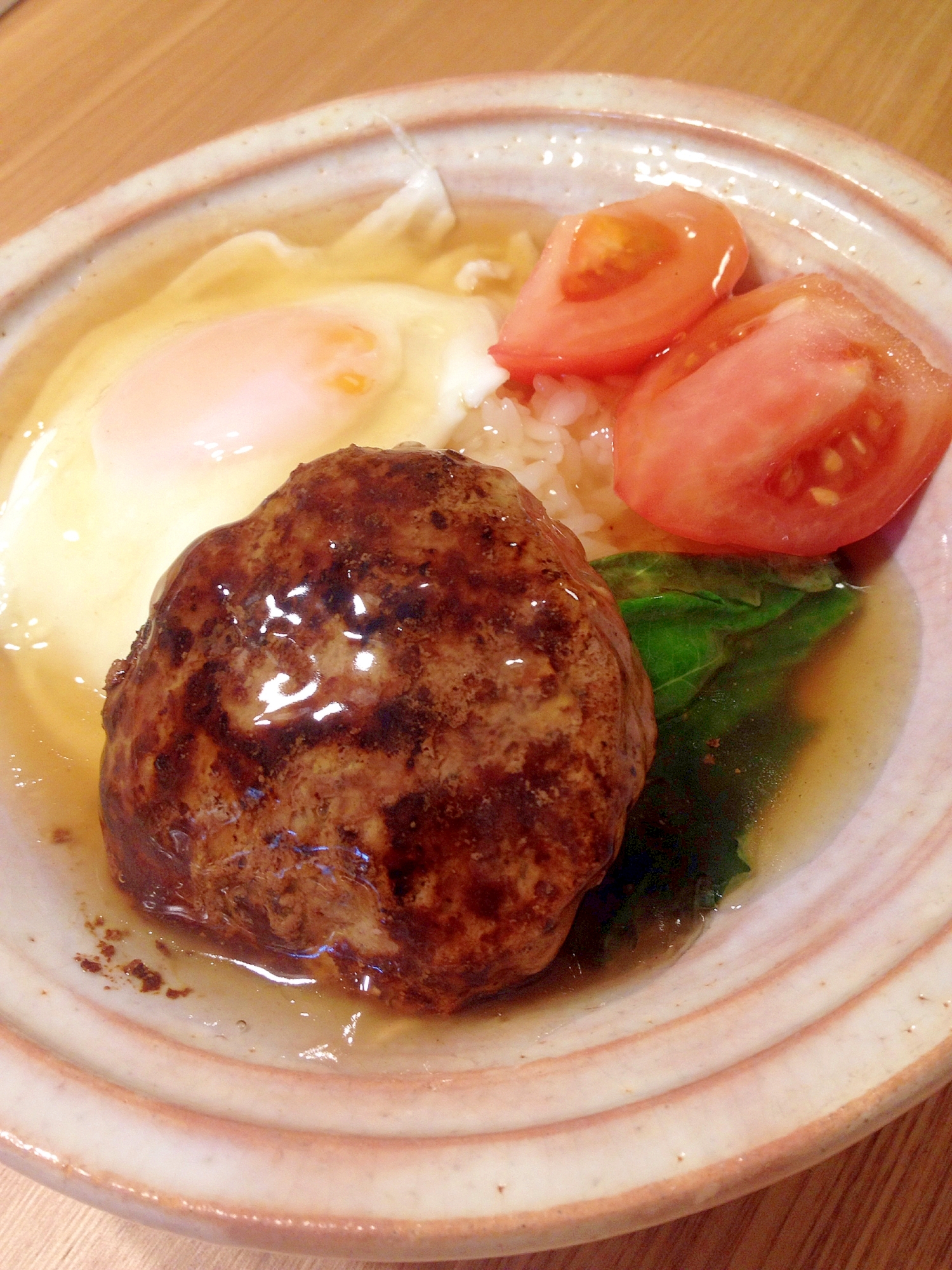 〜和風あんかけロコモコ丼〜