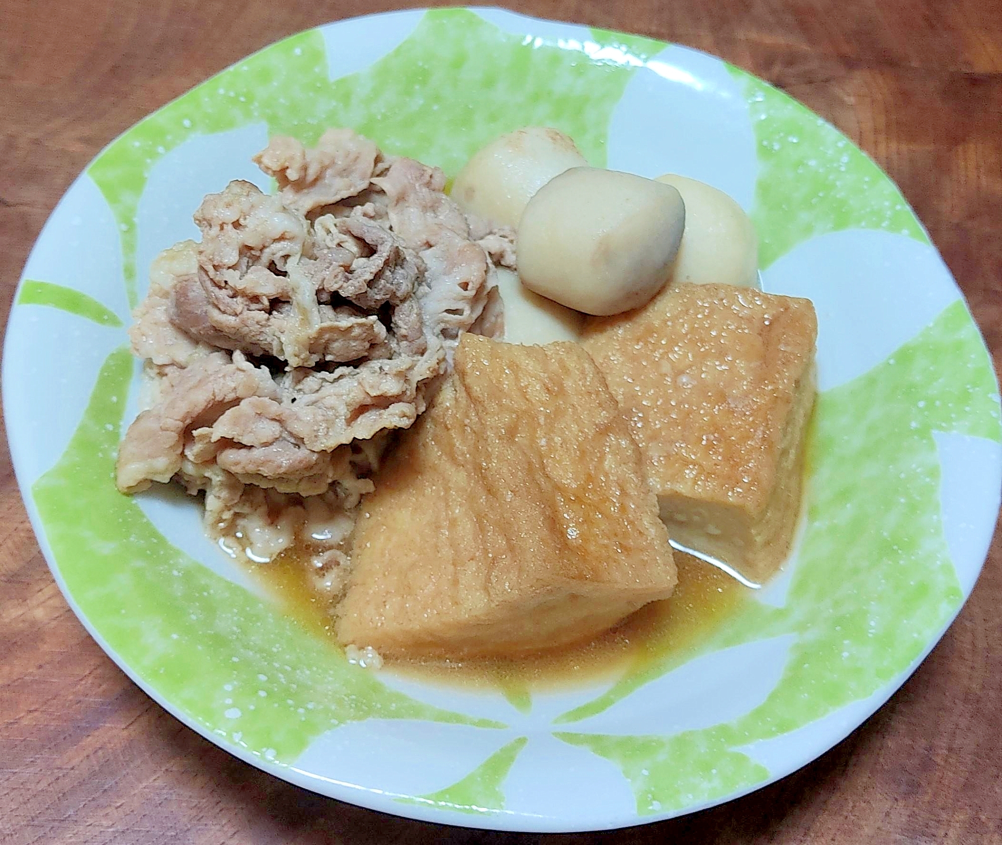 豚肉と厚揚げの煮物