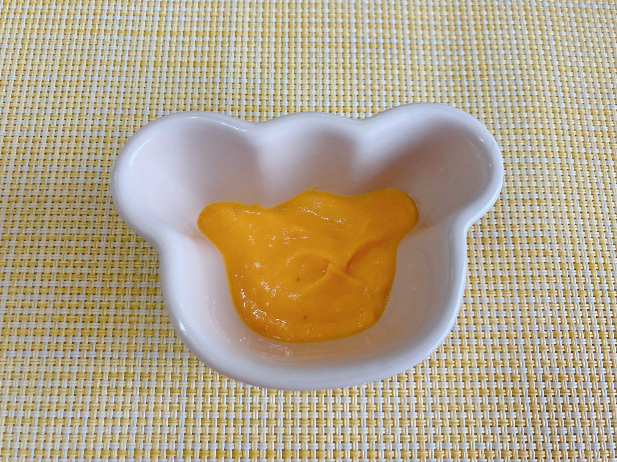 【離乳食 初期〜】かぼちゃヨーグルトサラダ