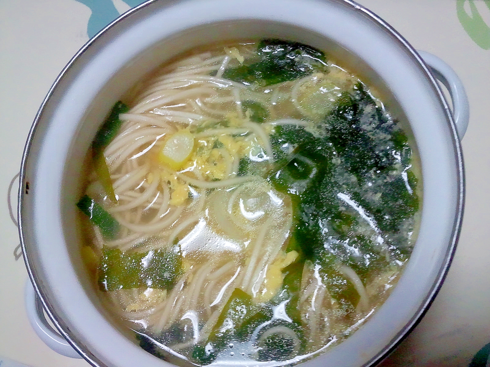 簡単おだしのかきたま煮麺＋＋