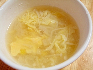 簡単☆えのき中華風スープ