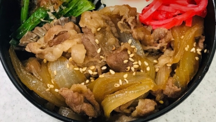 失敗なし。すき焼きのタレで作る牛丼