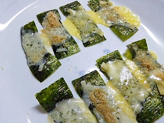 1分でできる 簡単おつまみ 海苔チーズ レシピ 作り方 By Jrとmc 楽天レシピ