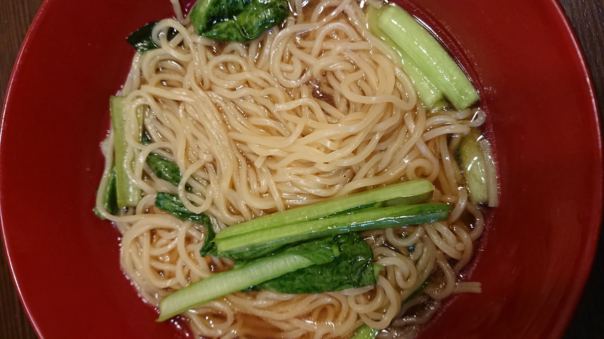 小松菜醤油ラーメン