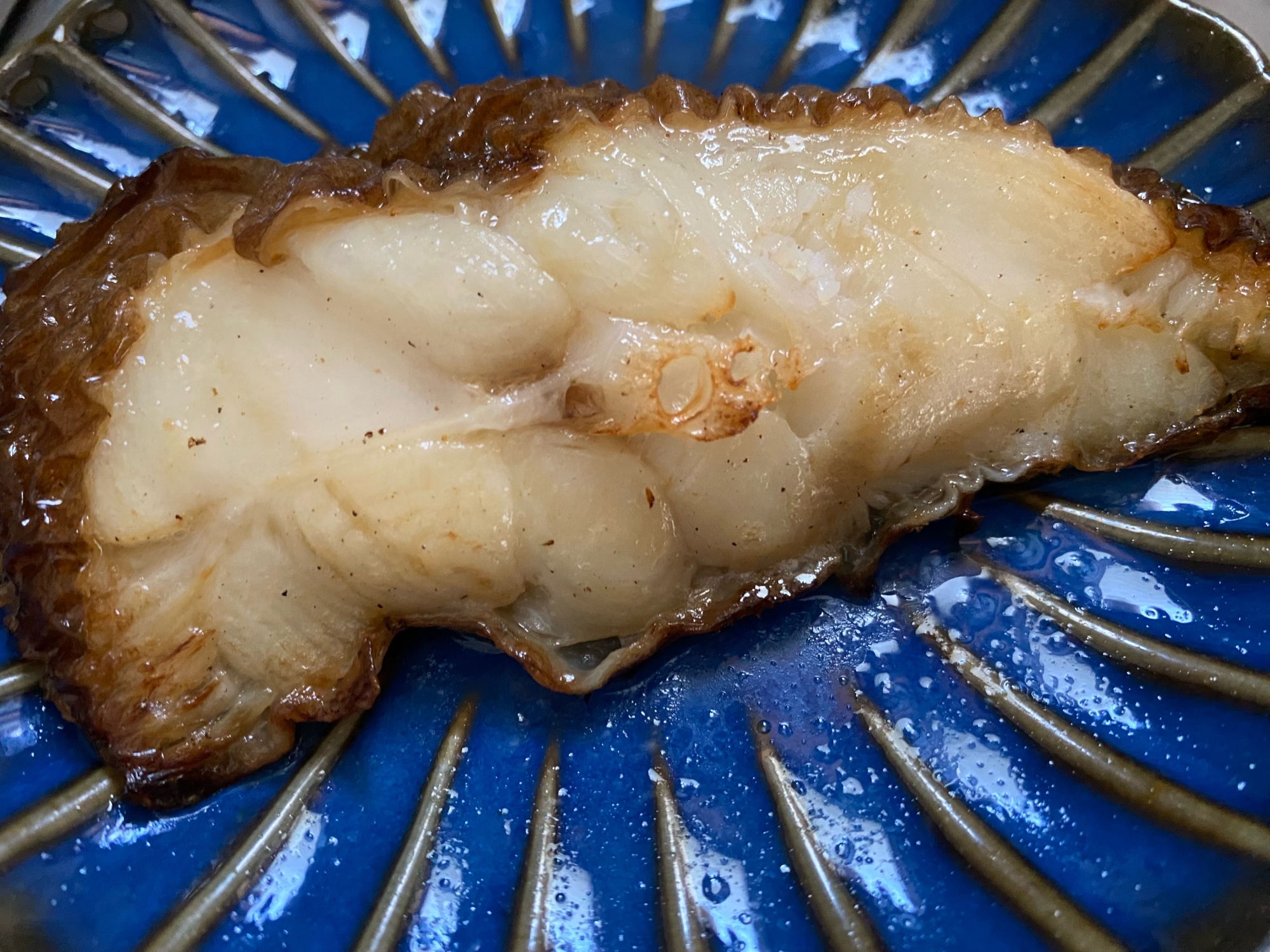 カレイの胡麻油焼き