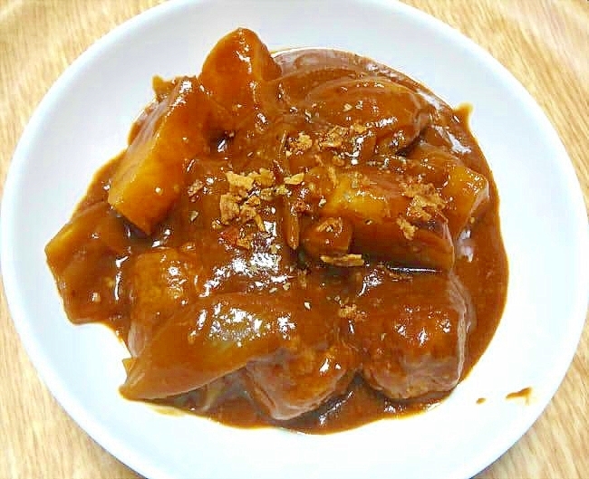 ブールマニエで作る肉団子のデミグラス煮込み