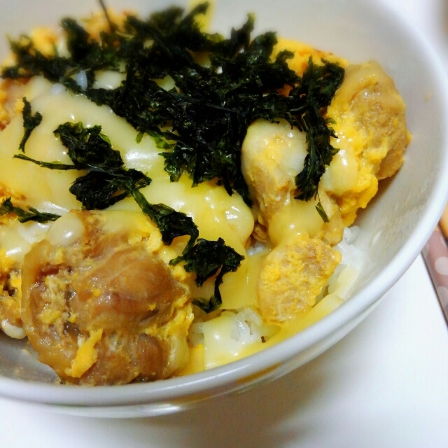 簡単！親子チーズ丼