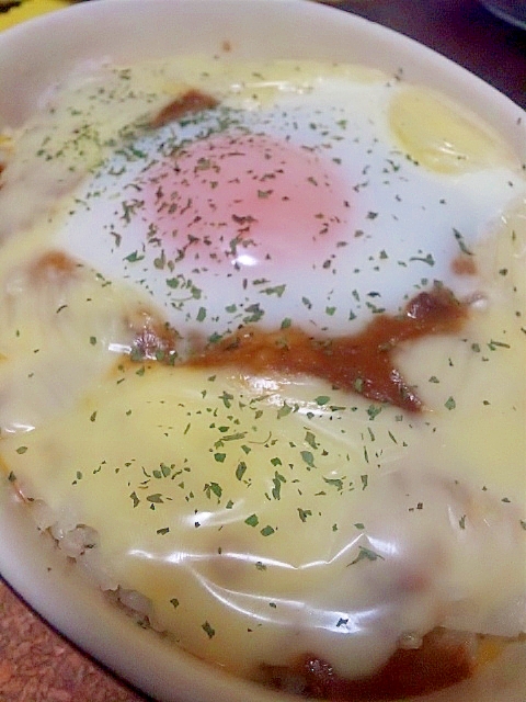 余ったカレーde焼きカレードリア