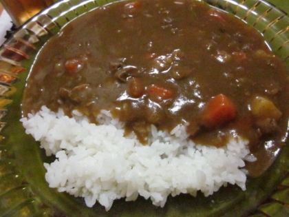 とろっとろのおいしいカレーができました～♪ごちそうさまでした。