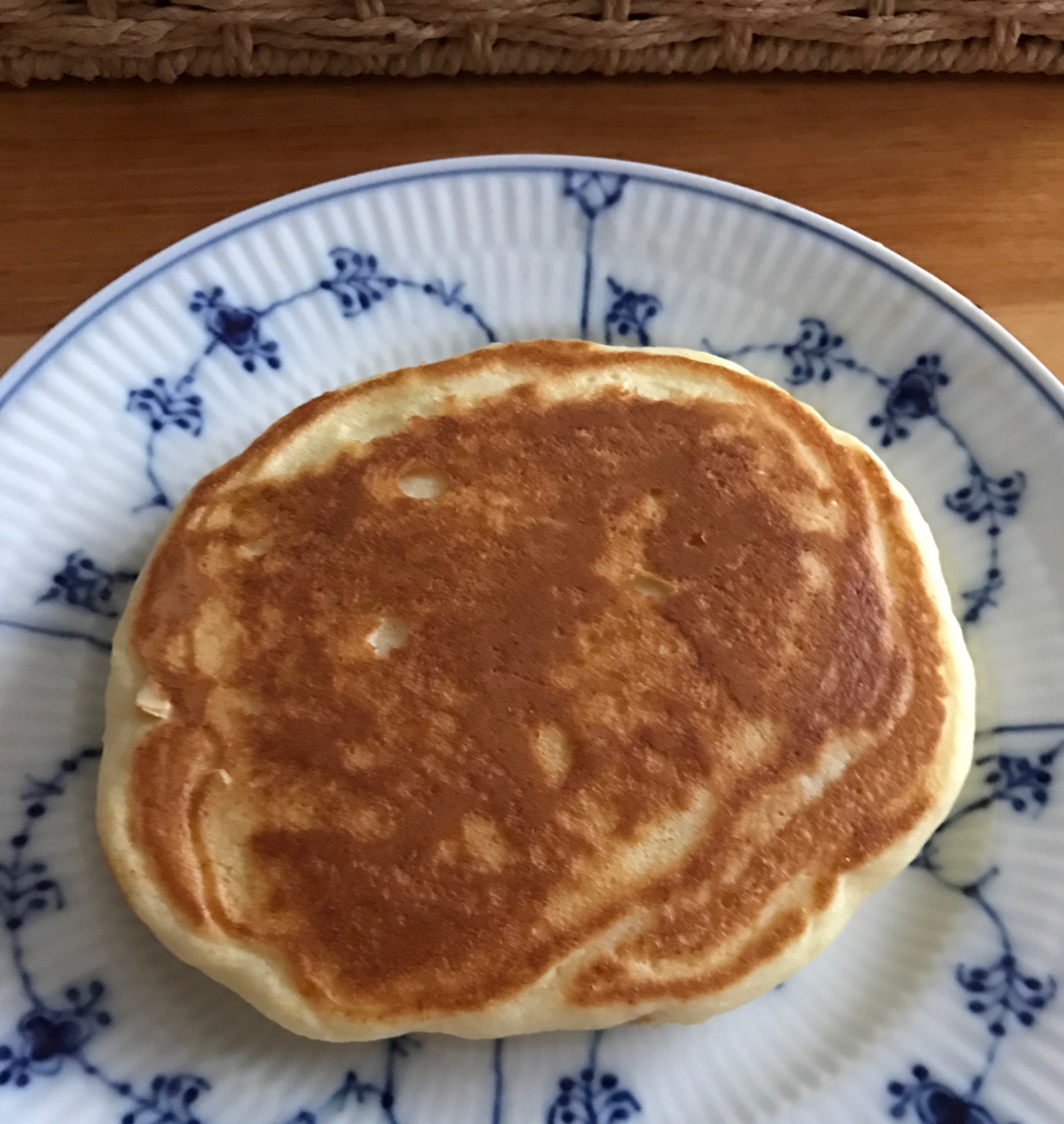 安納芋の焼きジャム入りパンケーキ