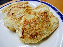 わさび風味♪チーズ&納豆きんちゃく