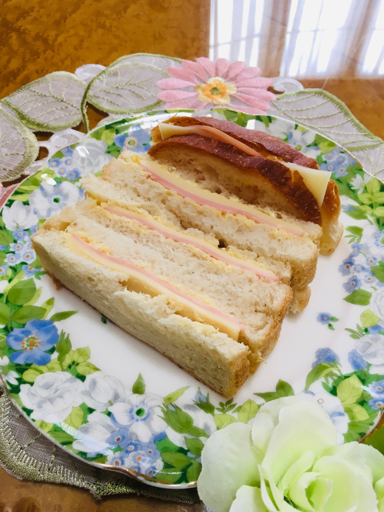 ☆ハム&チーズのサンドイッチ☆