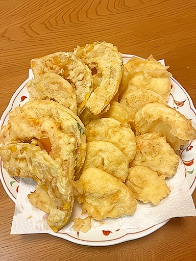 さつまいも、かぼちゃの天ぷら