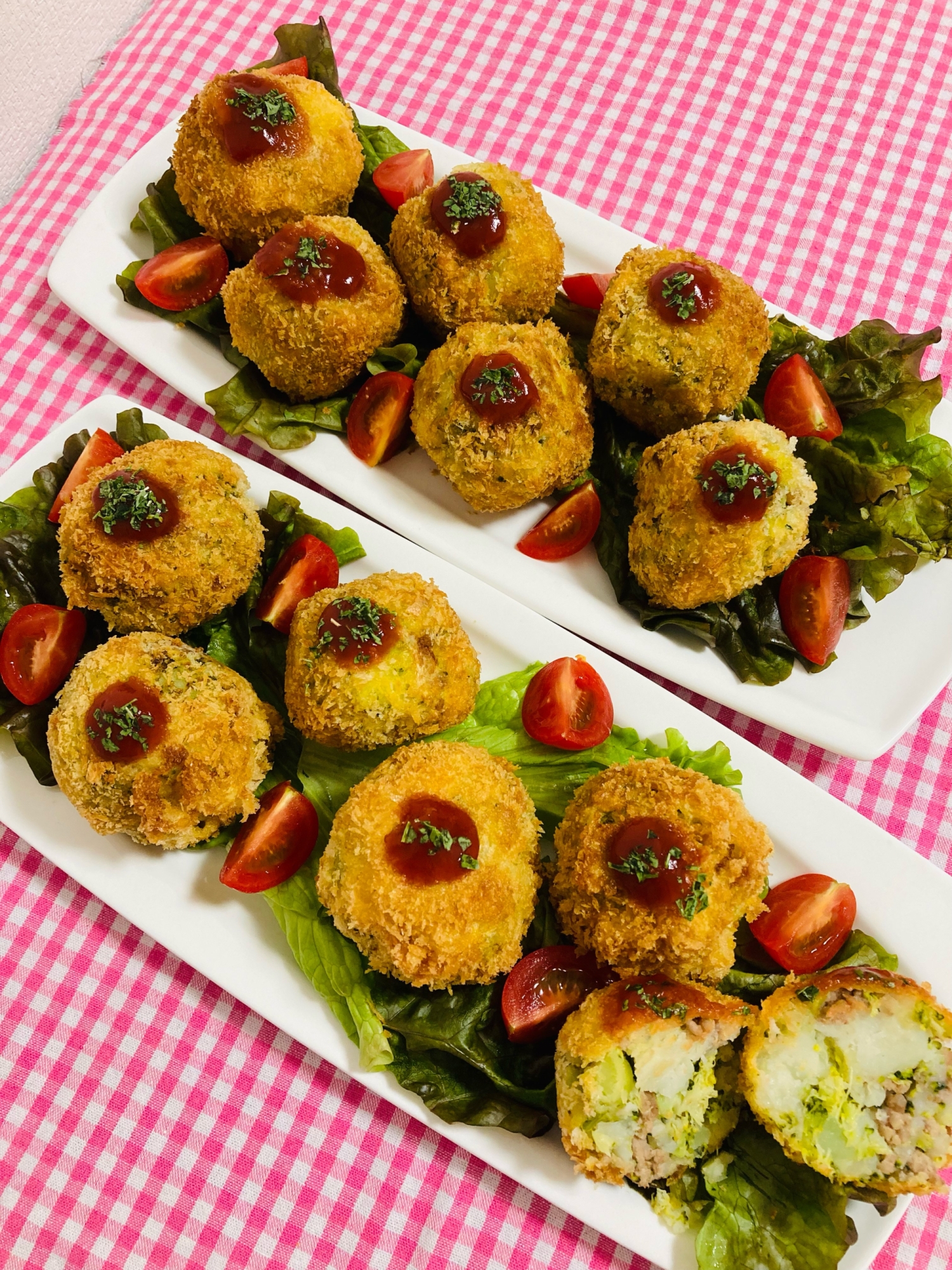 ブロッコリー食べきり!まんまるコロッケ☆