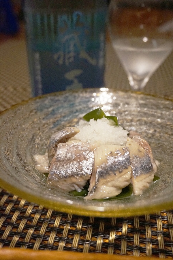 【宮城食材】秋刀魚と若芽の霙和え