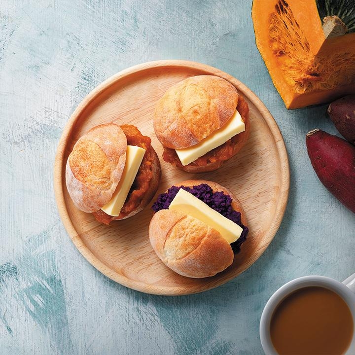 2色のあんバターサンド