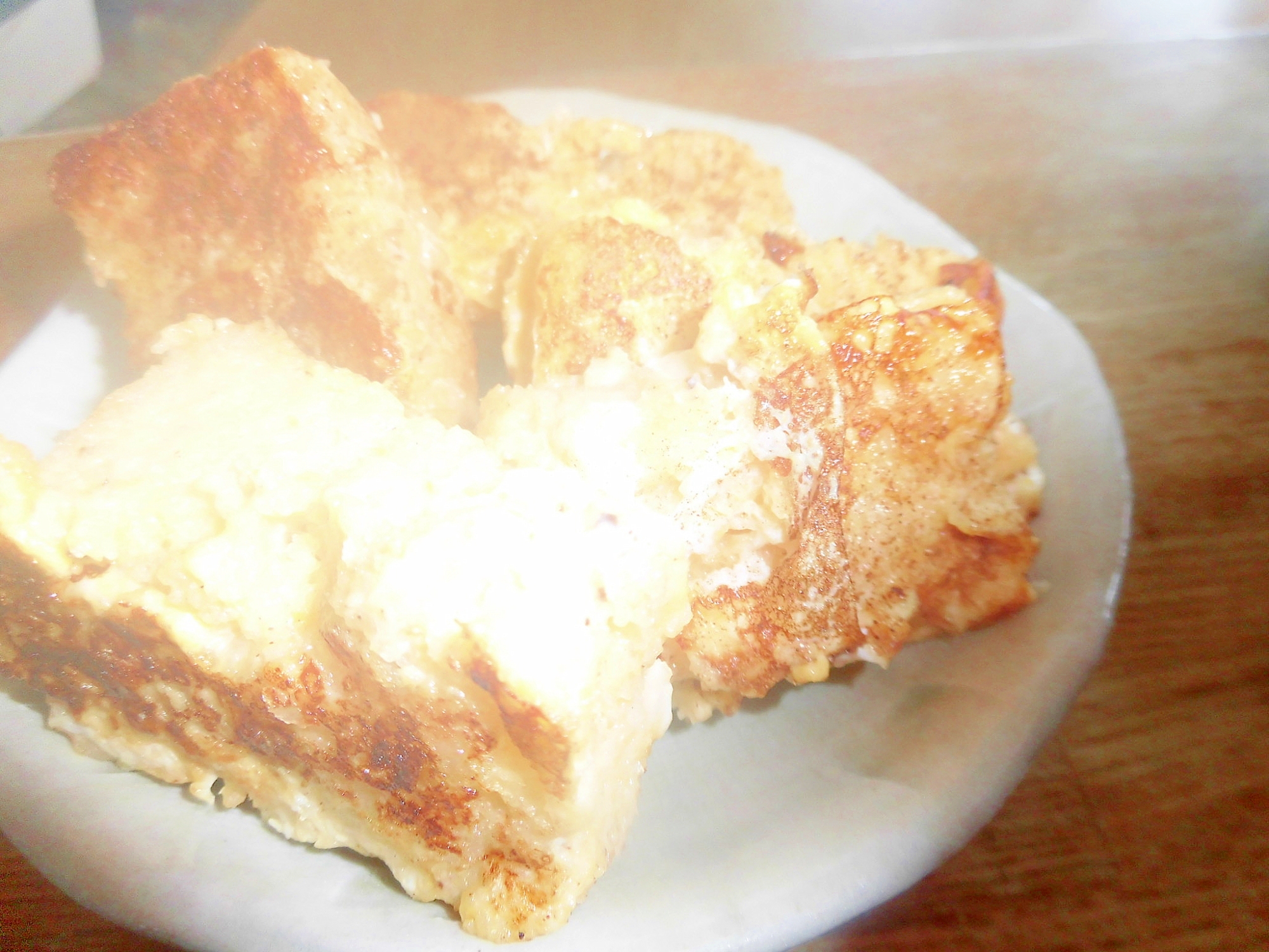 卵蜂蜜牛乳フレンチトースト