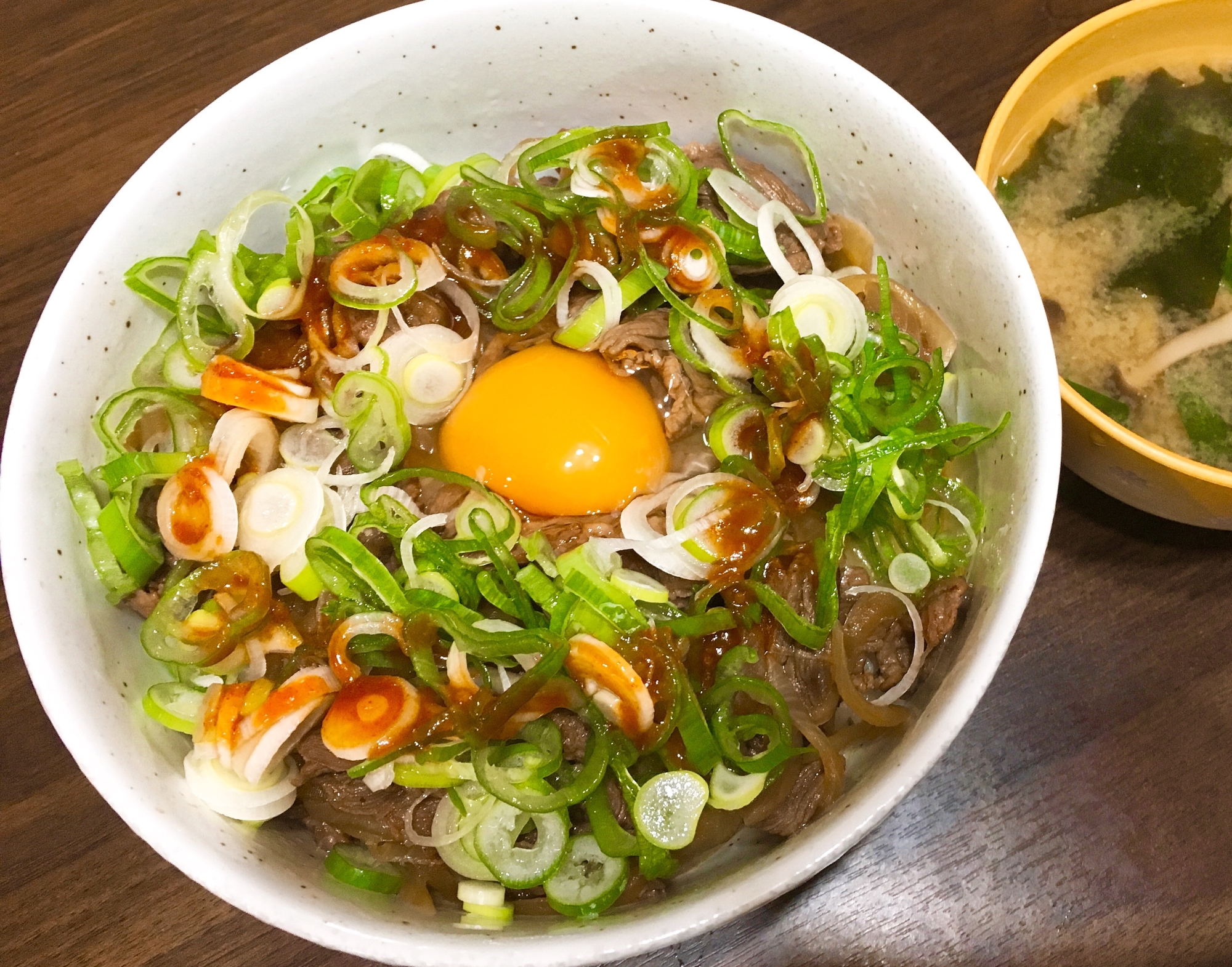 お店の味を再現！ネギ玉牛丼