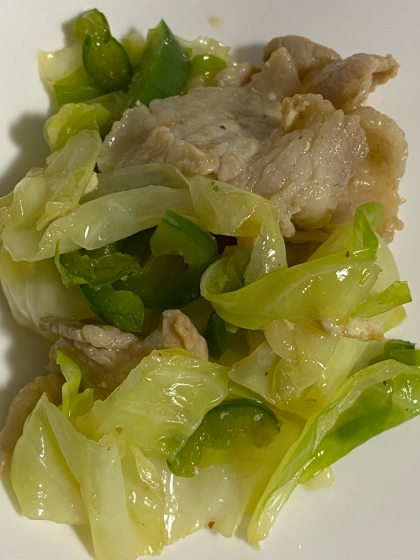 焼肉のタレで♪肉野菜炒め