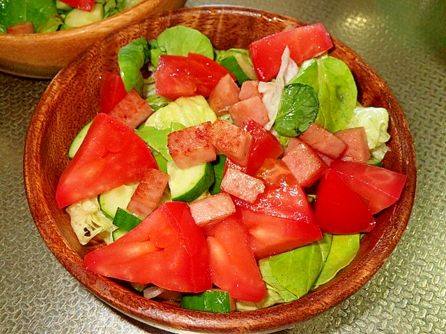 トマトとスパムのサラダ レシピ 作り方 By Koyoca 楽天レシピ