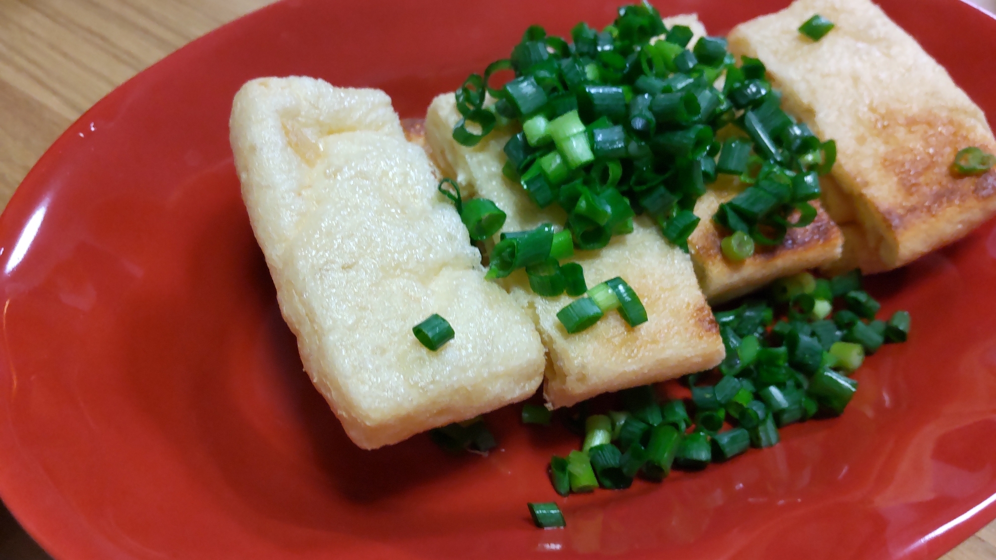 焼くだけ！簡単！油揚げのおつまみ