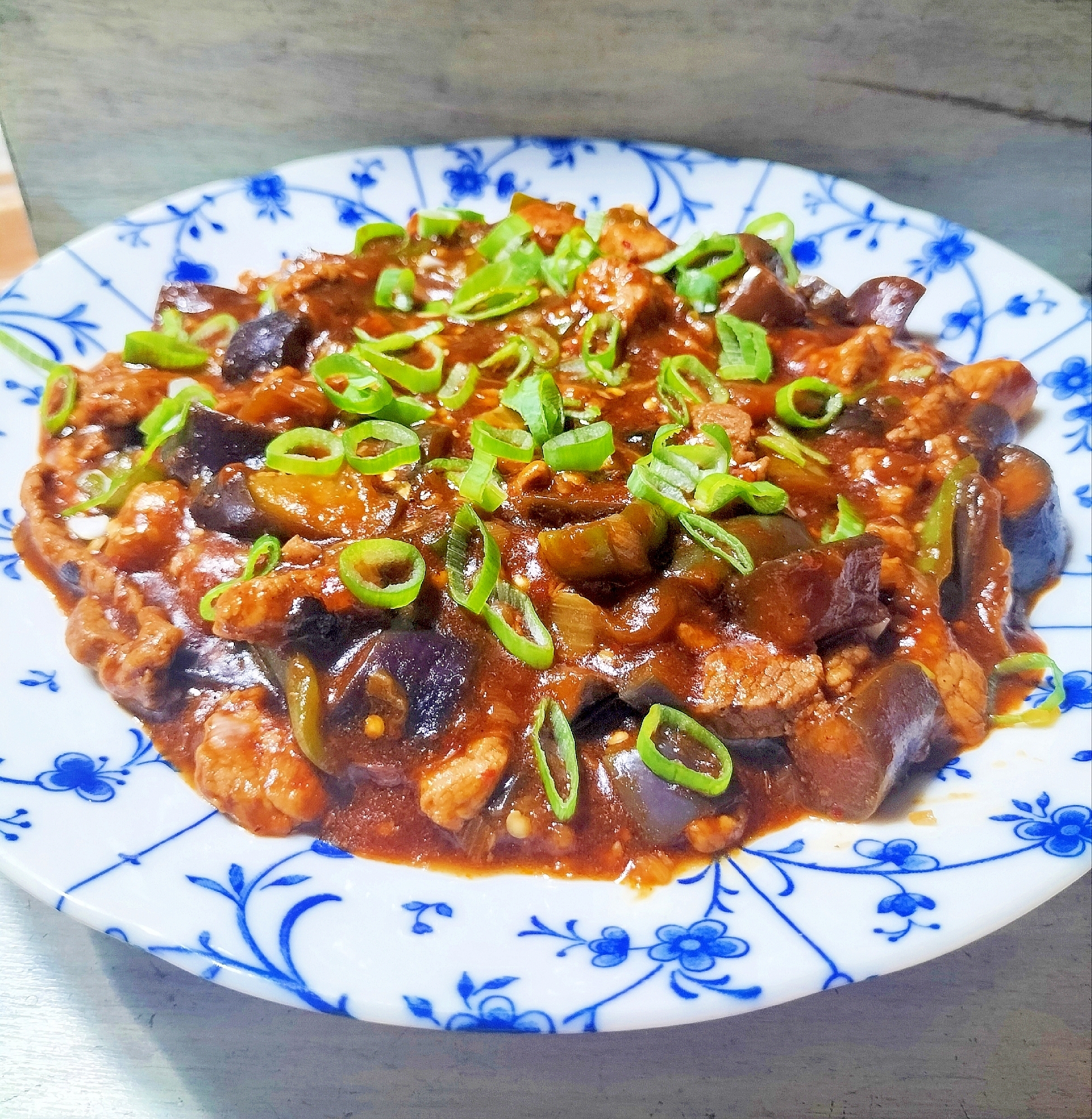 豚ロースで作る茄子＆ピーマンの中華炒め