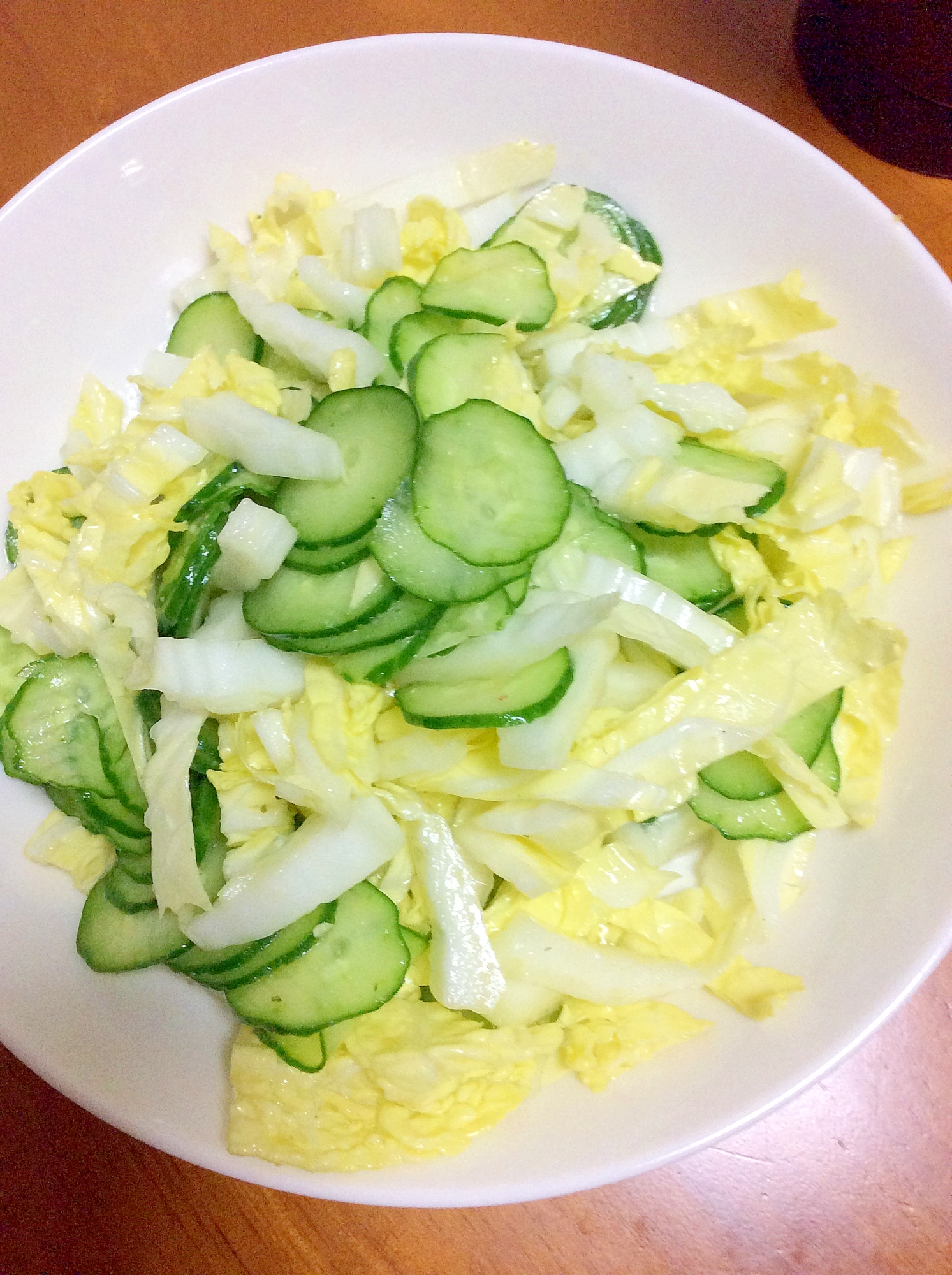 白菜きゅうりサラダ