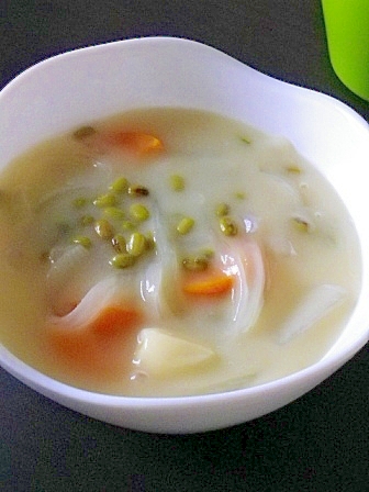 ムング豆のホワイトシチュー