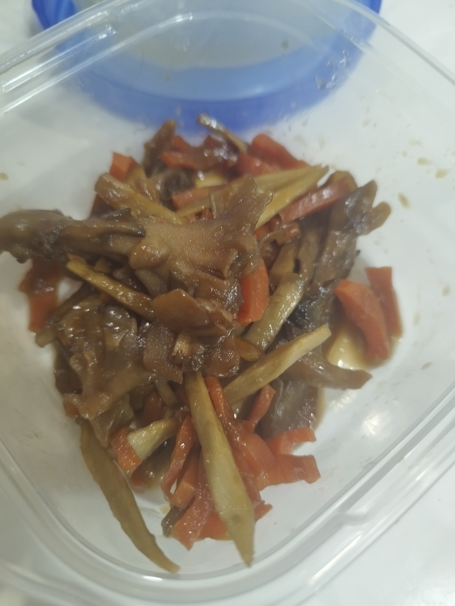 【男の宅飯】野菜だけおつまみ10　舞茸きんぴら