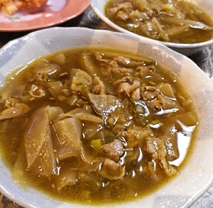 搾菜豚バラ笋絲スープ